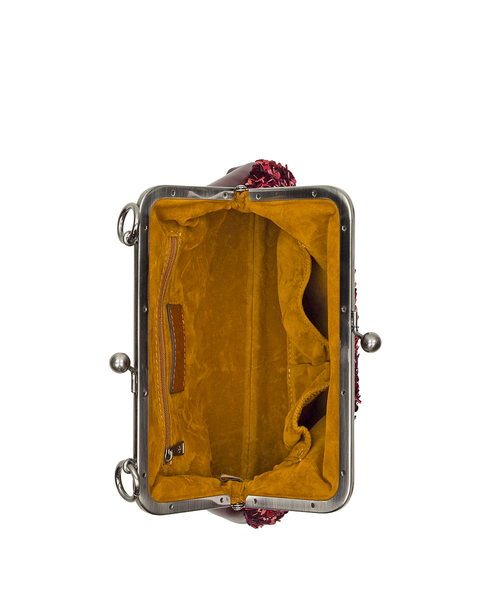 Female - Vione Frame | Holiday Sequin | Oxblood - zebra - by Patricia Nash - View 4 of 4
