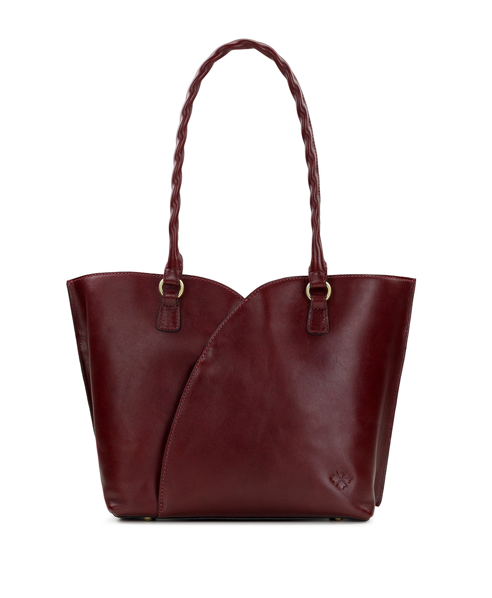 Marion Tote - Classic Tooled - oxblood - by Patricia Nash - View 2 of 5