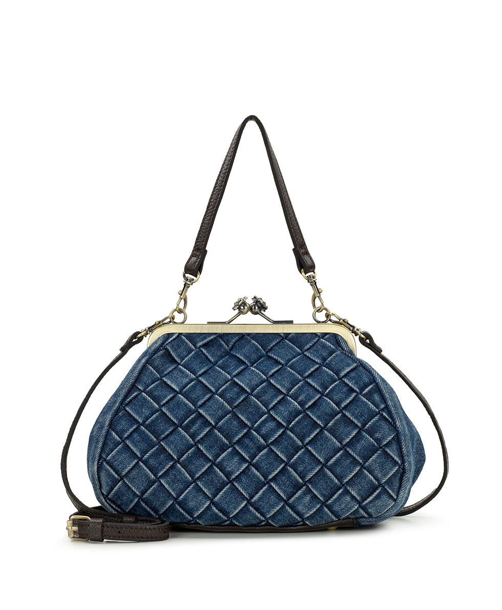 Female - Tabby Frame - Washed Woven Denim - denim - by Patricia Nash - View 1 of 5