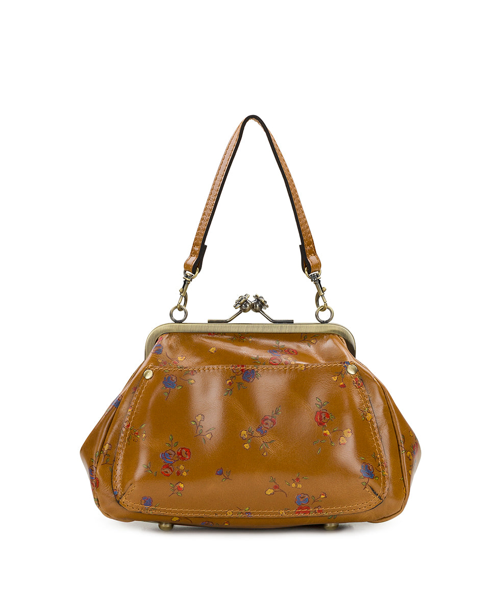 Female - Tabby Frame - Fleur de Jardin Embossed - light tan - by Patricia Nash - View 2 of 4