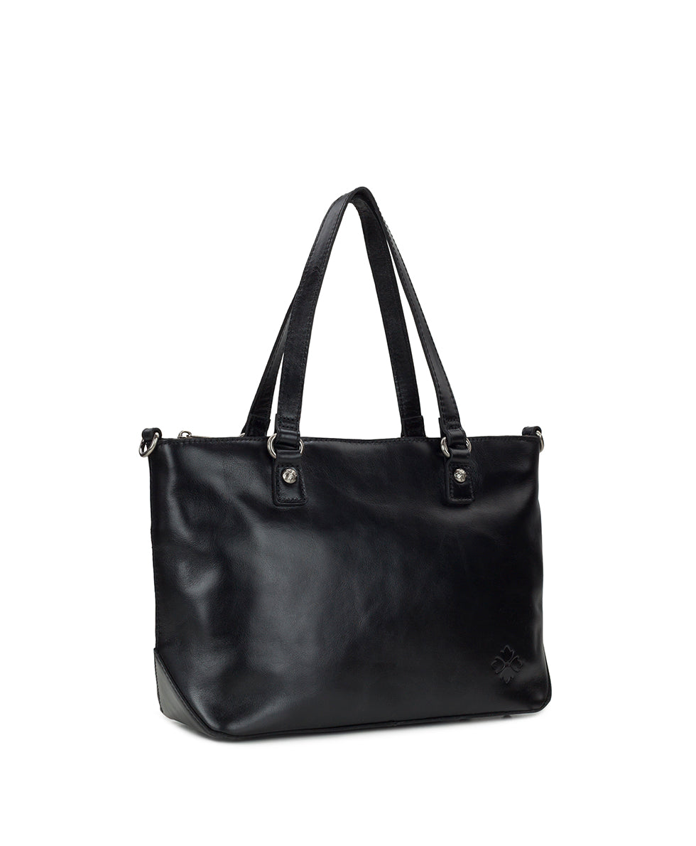 Female - Mori Satchel - Vintage Distressed - black - by Patricia Nash - View 3 of 10