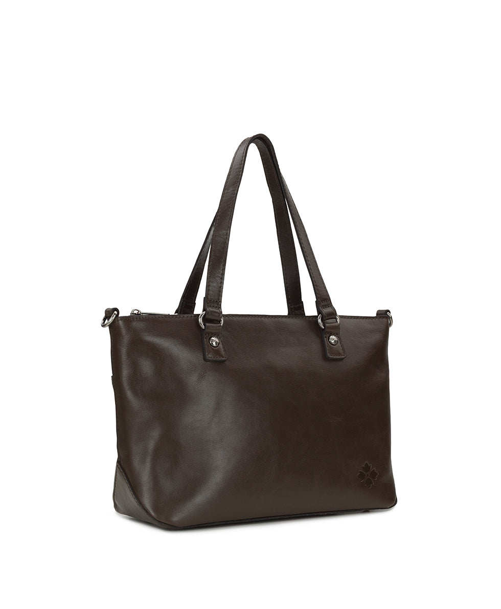 Female - Mori Satchel - Vintage Distressed - black - by Patricia Nash - View 7 of 10