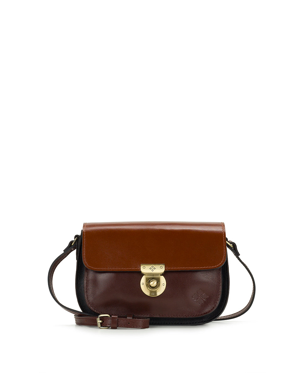 Female - Besano Crossbody | Colorblock | Black/British Tan/Tan - black/british tan/tan - by Patricia Nash - View 1 of 4