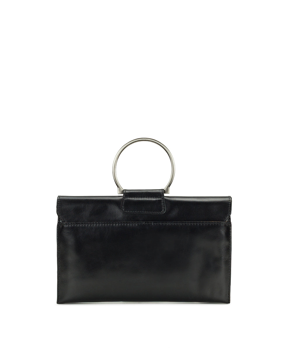 Female - Belvi Top Handle Crossbody - Vintage Distressed Leather - black - by Patricia Nash - View 2 of 12