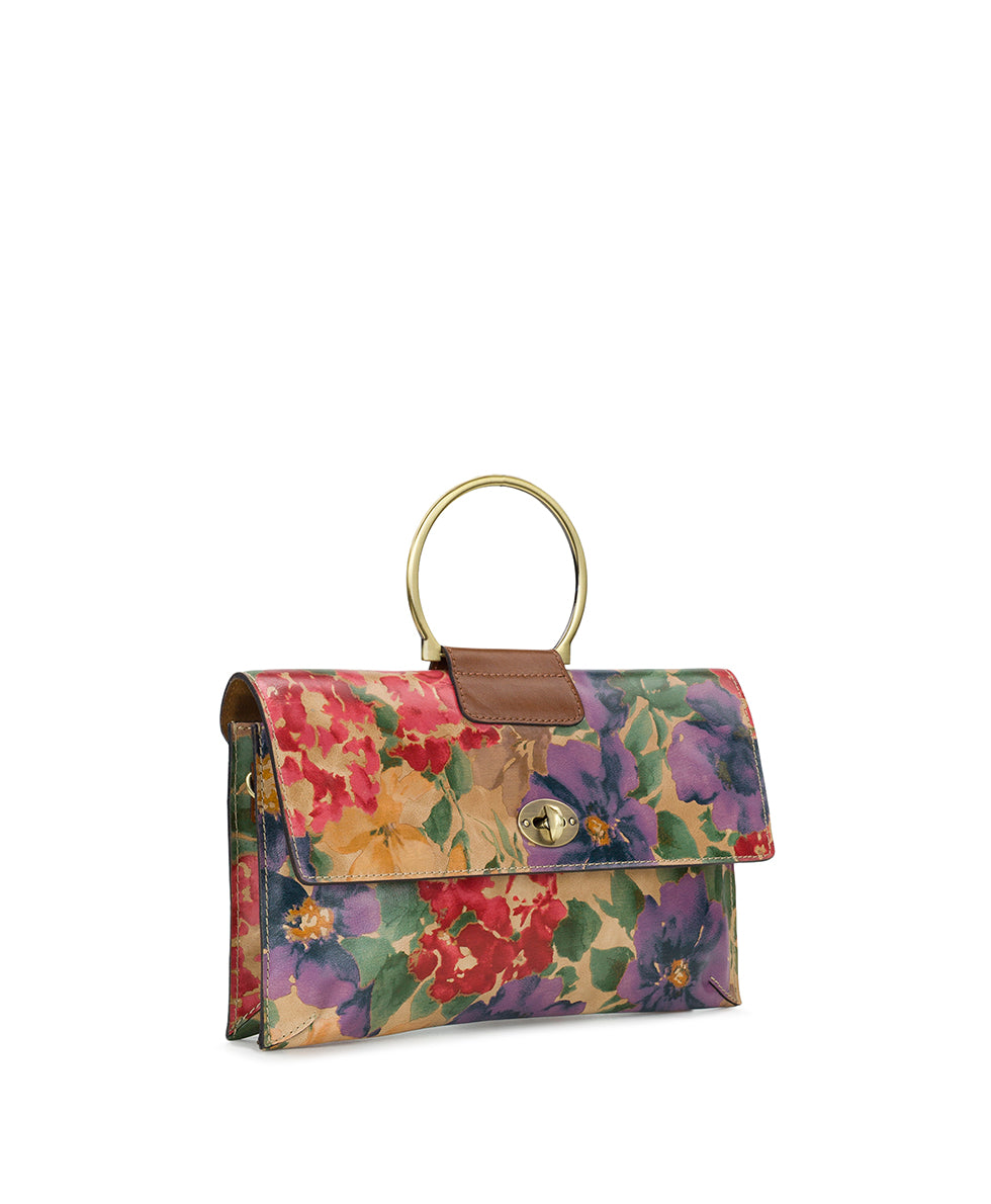 Female - Belvi Top Handle Crossbody - French Hydrangeas - french hydrangeas - by Patricia Nash - View 3 of 4