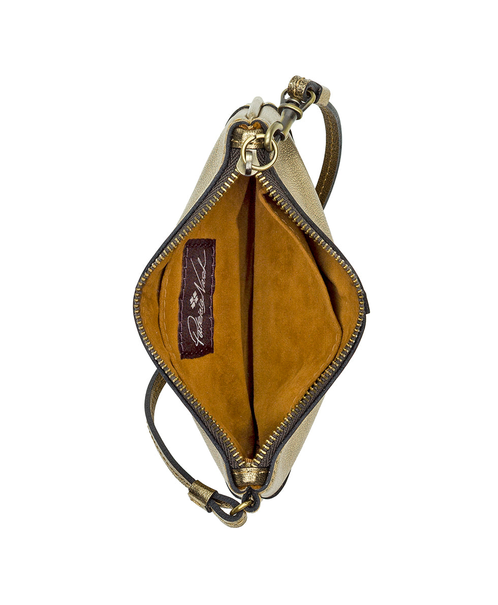 Female - Lula Wristlet - Vintage Distressed Metallic - antique gold - by Patricia Nash - View 3 of 3