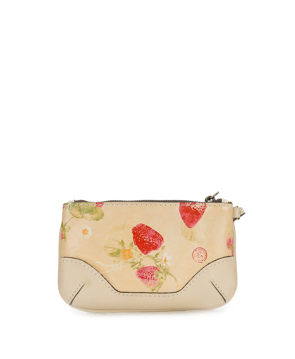 Female - Lula Wristlet - Parisian Strawberries - parchment strawberry - by Patricia Nash - View 2 of 4