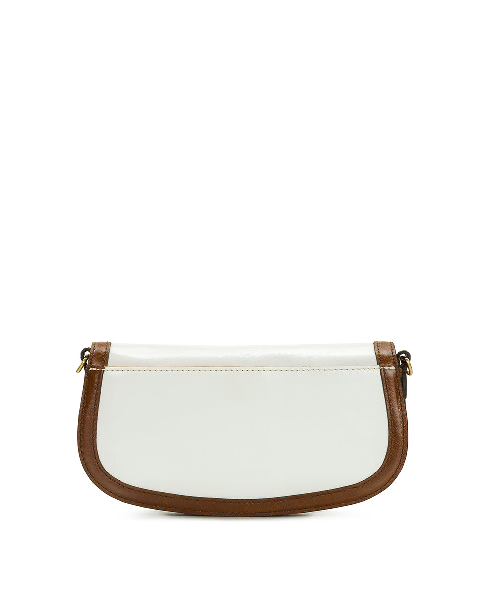 Female - Martell Crossbody Clutch - Colorblock - meringue/cognac - by Patricia Nash - View 2 of 5