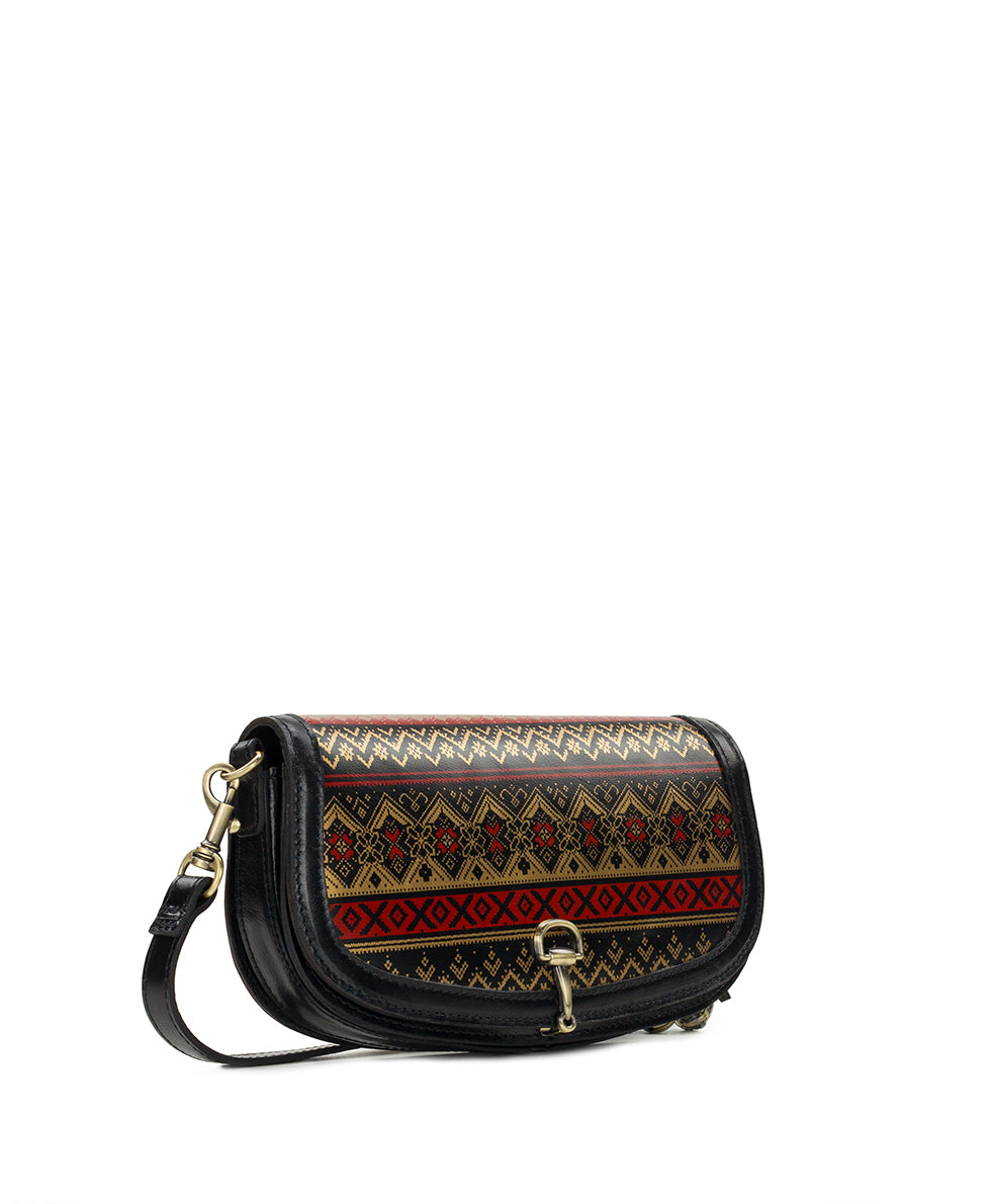 Female - Martell Clutch Crossbody | Holiday Nordic Weave | Holiday Nordic Weave - holiday nordic weave - by Patricia Nash - View 3 of 5
