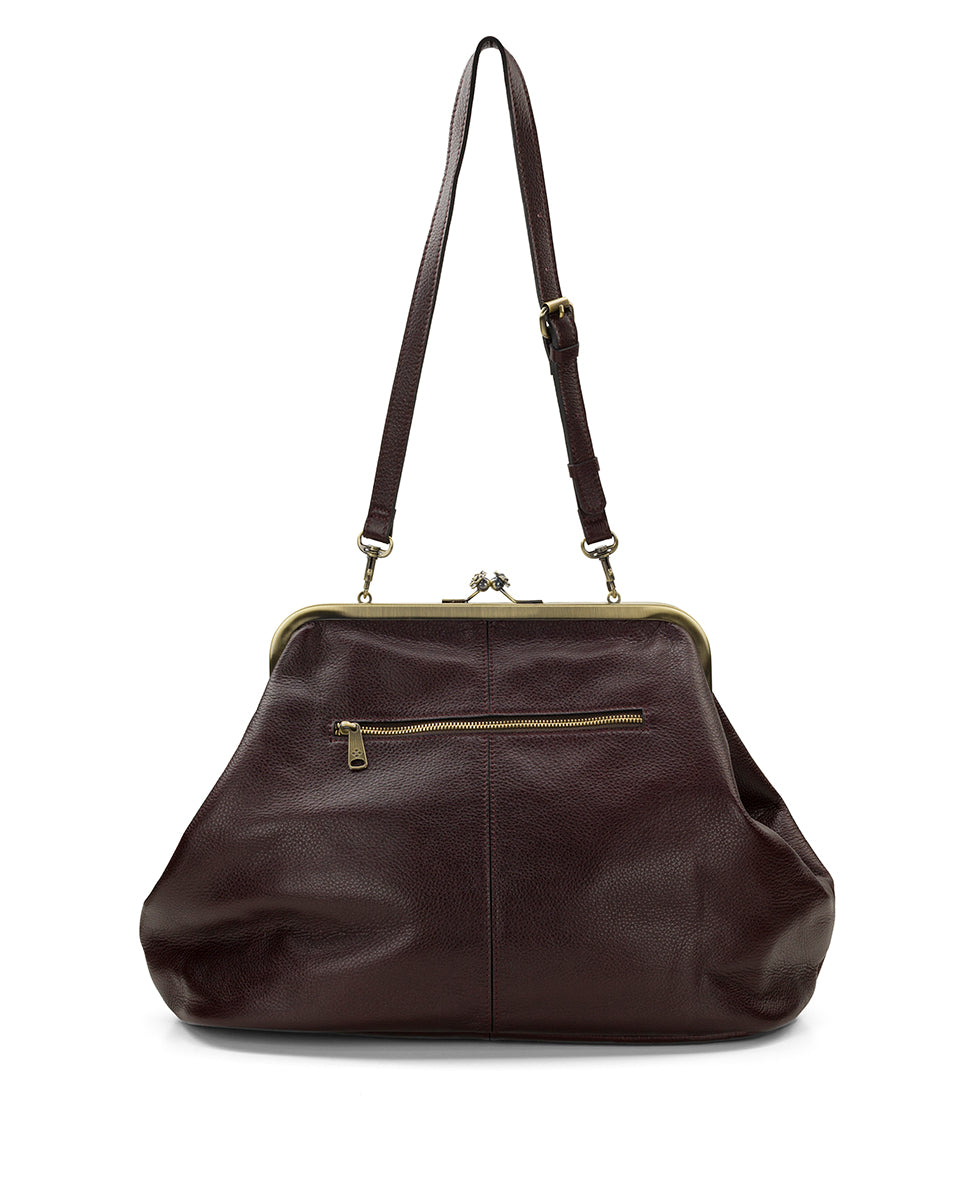 Female - Serafina Frame | Rugged Natural Grain | Plum - plum - by Patricia Nash - View 3 of 6