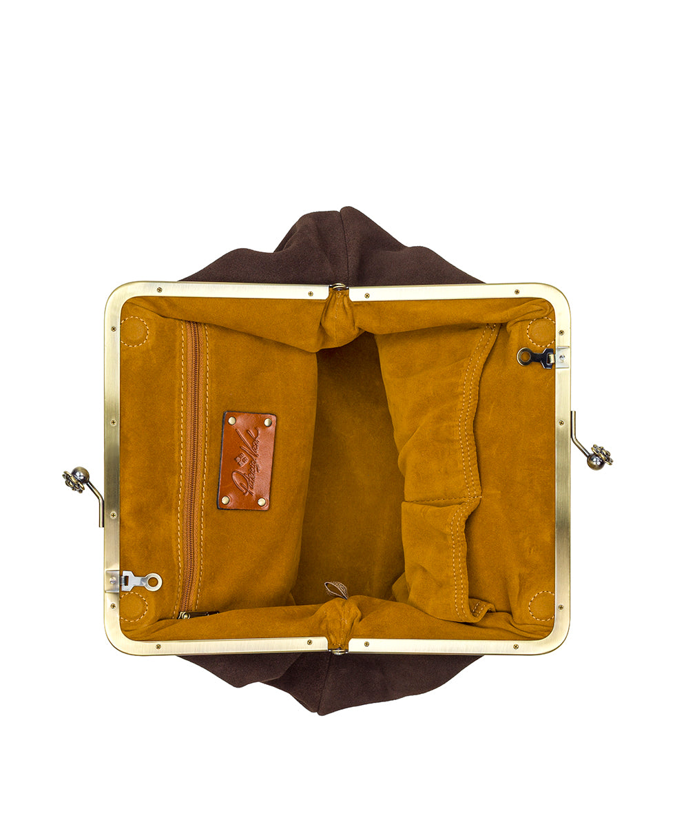 Female - Sofia Frame - Suede - chocolate - by Patricia Nash - View 4 of 4