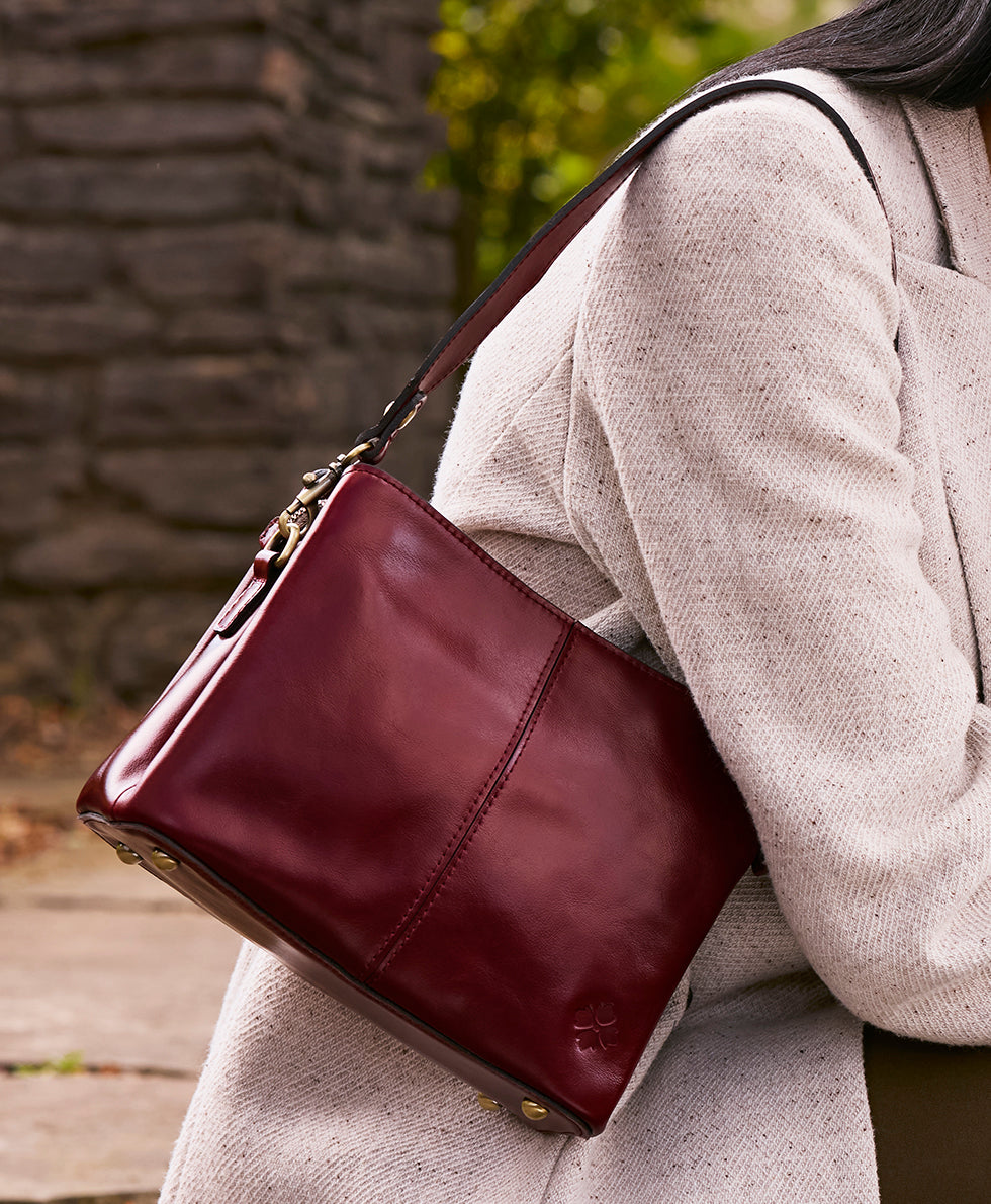 Lenna Satchel Crossbody - Vintage Distressed – Patricia Nash
