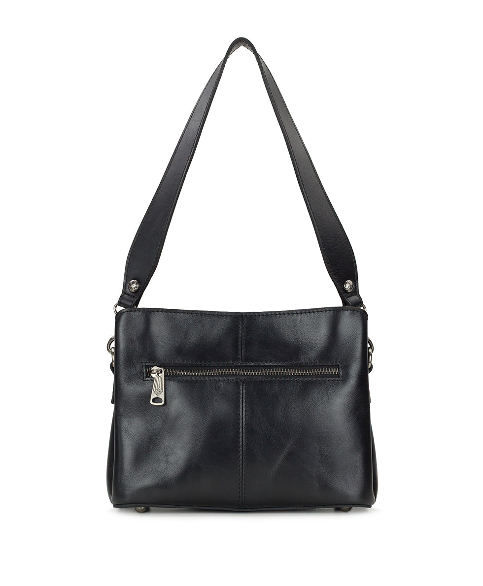 Female - Lenna Satchel Crossbody - Vintage Distressed - black - by Patricia Nash - View 2 of 24