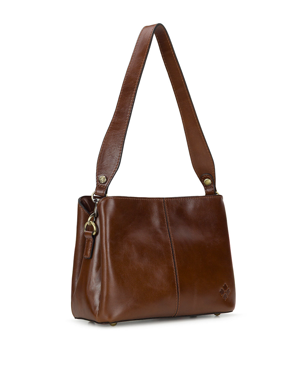 Female - Lenna Satchel Crossbody - Vintage Distressed - black - by Patricia Nash - View 7 of 24