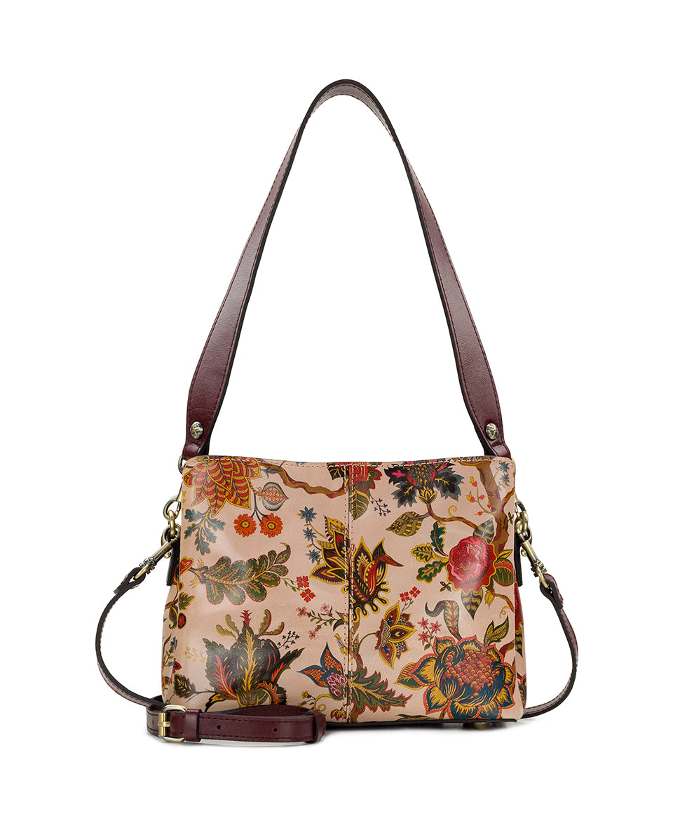 Female - Lenna Satchel Crossbody | Danish Floral Tapestry  | Danish Floral Tapestry - danish floral tapestry - by Patricia Nash - View 1 of 4