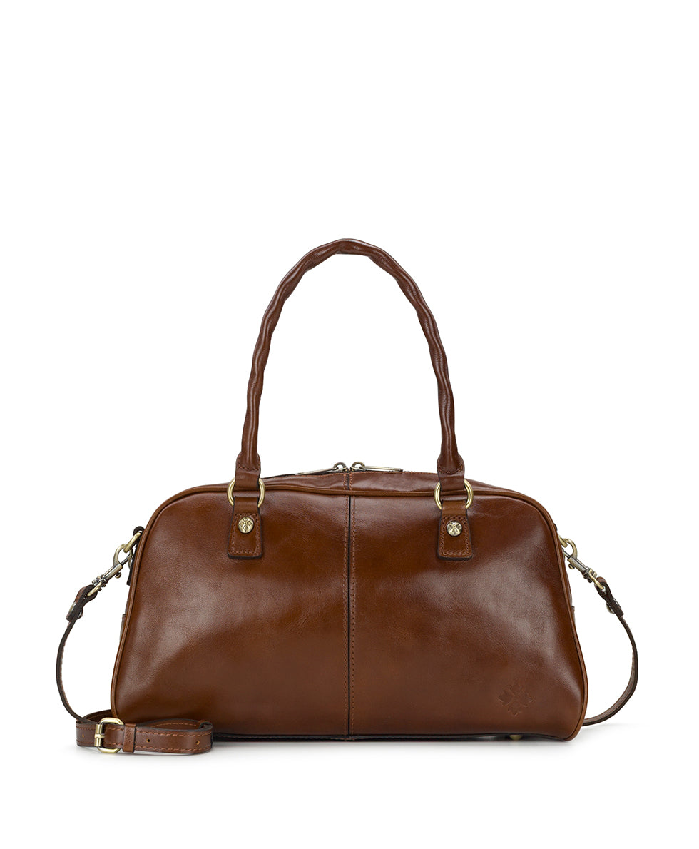 Female - Pomezia Satchel Crossbody - Vintage Distressed Leather - black - by Patricia Nash - View 5 of 20