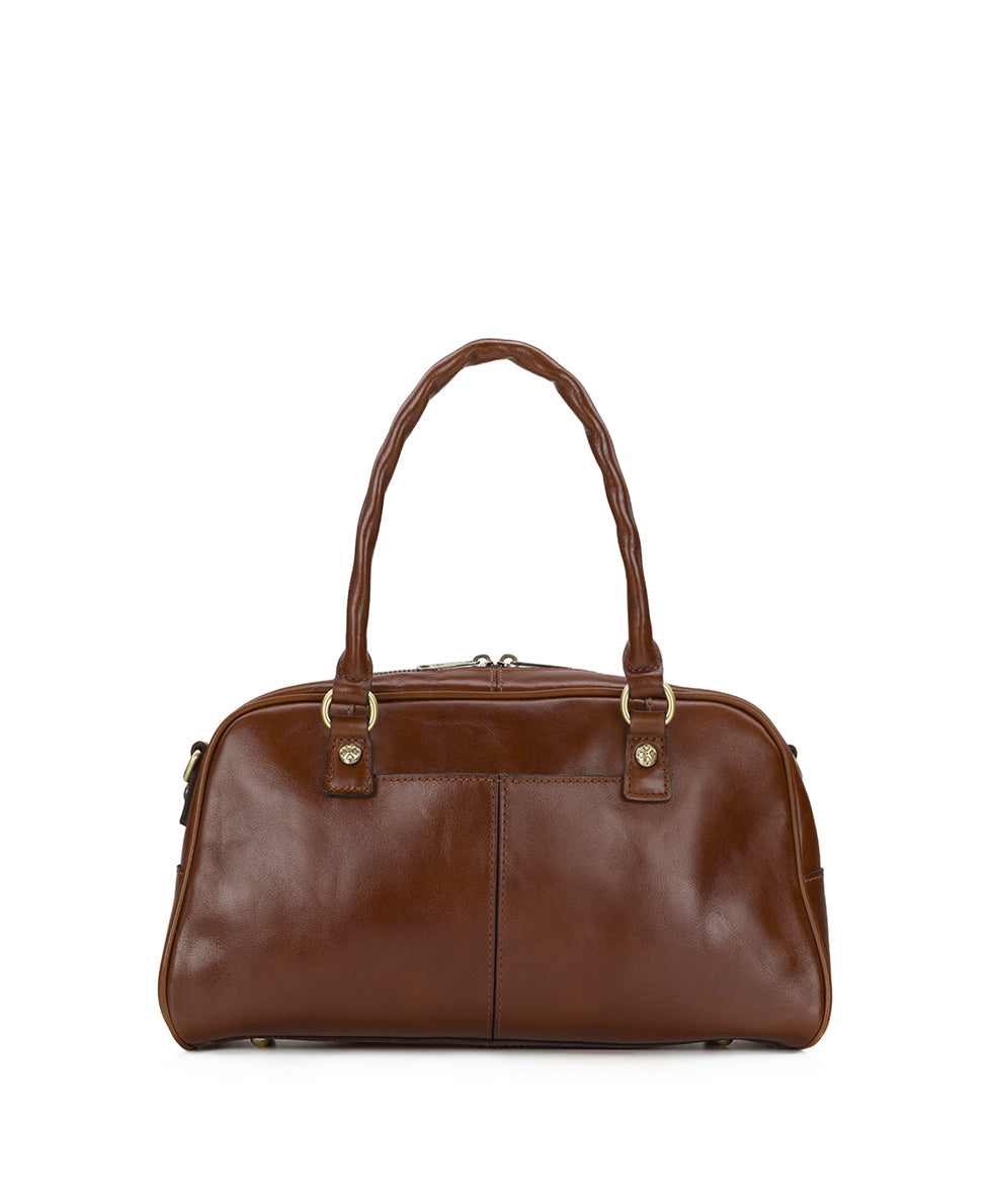 Female - Pomezia Satchel Crossbody - Vintage Distressed Leather - black - by Patricia Nash - View 6 of 20