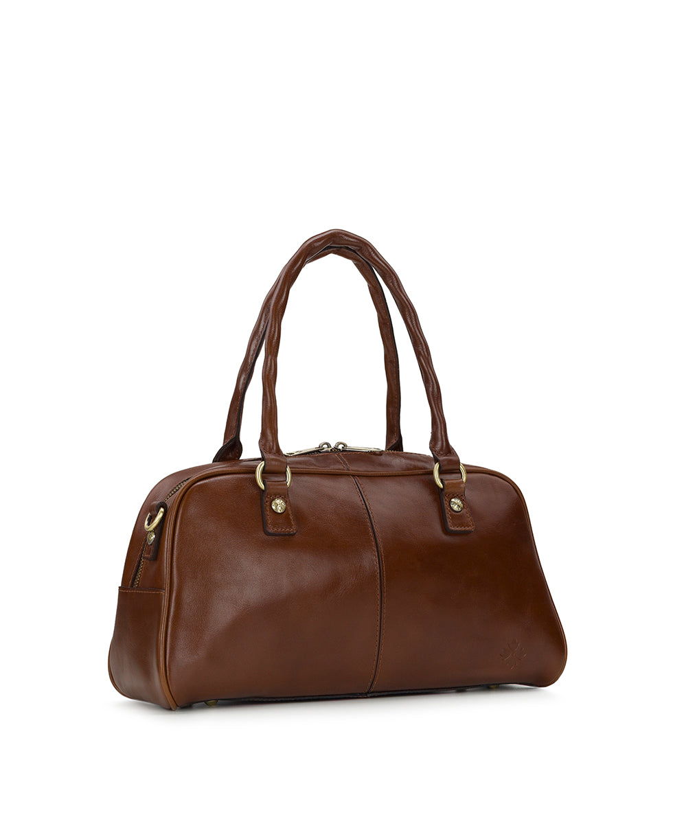 Female - Pomezia Satchel Crossbody - Vintage Distressed Leather - black - by Patricia Nash - View 7 of 20