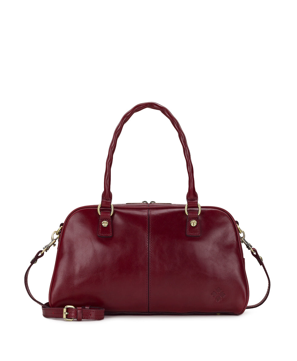 Pomezia Satchel Crossbody - Vintage Distressed Leather – Patricia Nash