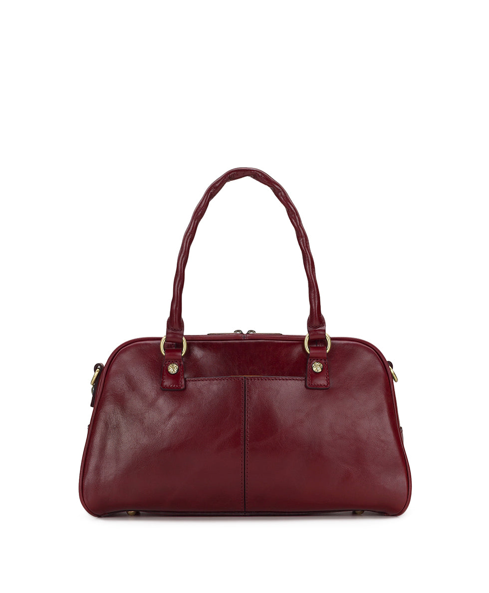 Female - Pomezia Satchel Crossbody - Vintage Distressed Leather - black - by Patricia Nash - View 10 of 20