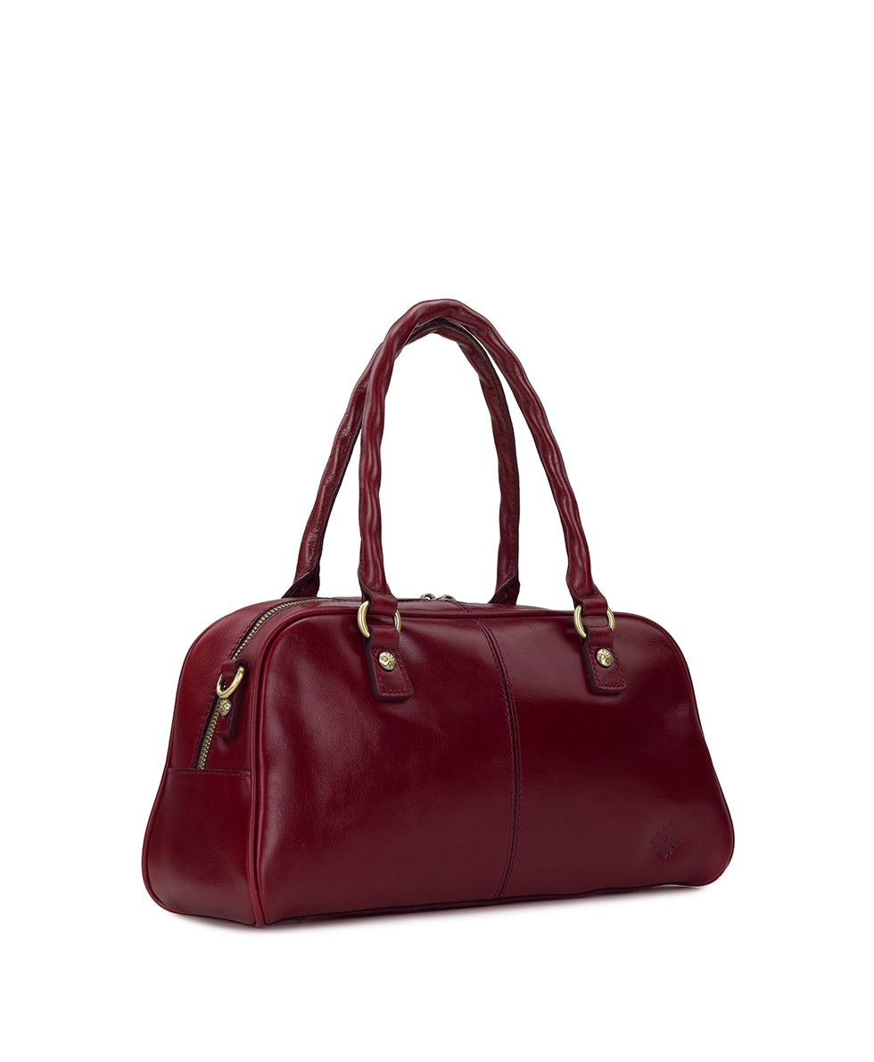 Female - Pomezia Satchel Crossbody - Vintage Distressed Leather - black - by Patricia Nash - View 11 of 20