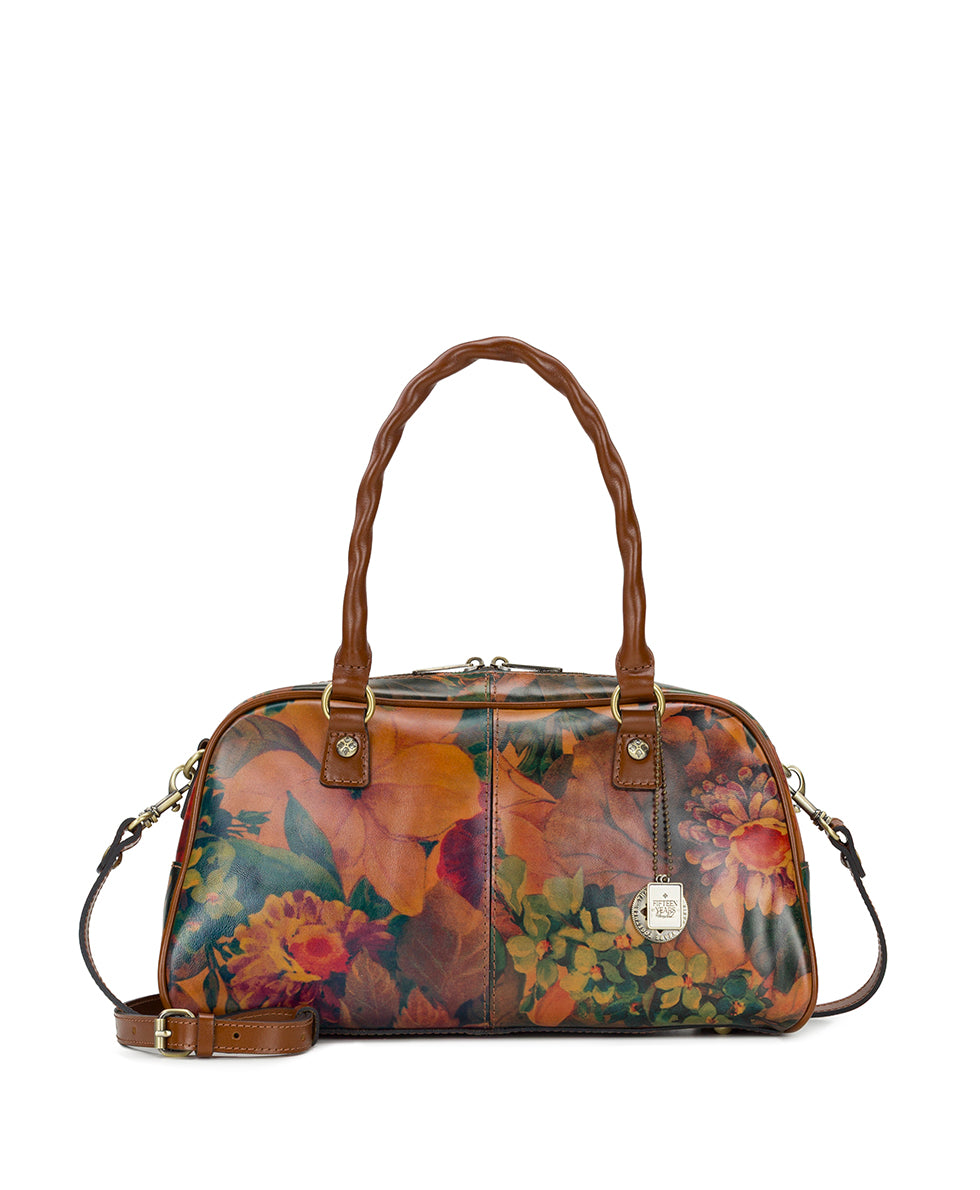 Female - Pomezia Satchel Crossbody - Multi Print - multi print - by Patricia Nash - View 1 of 7