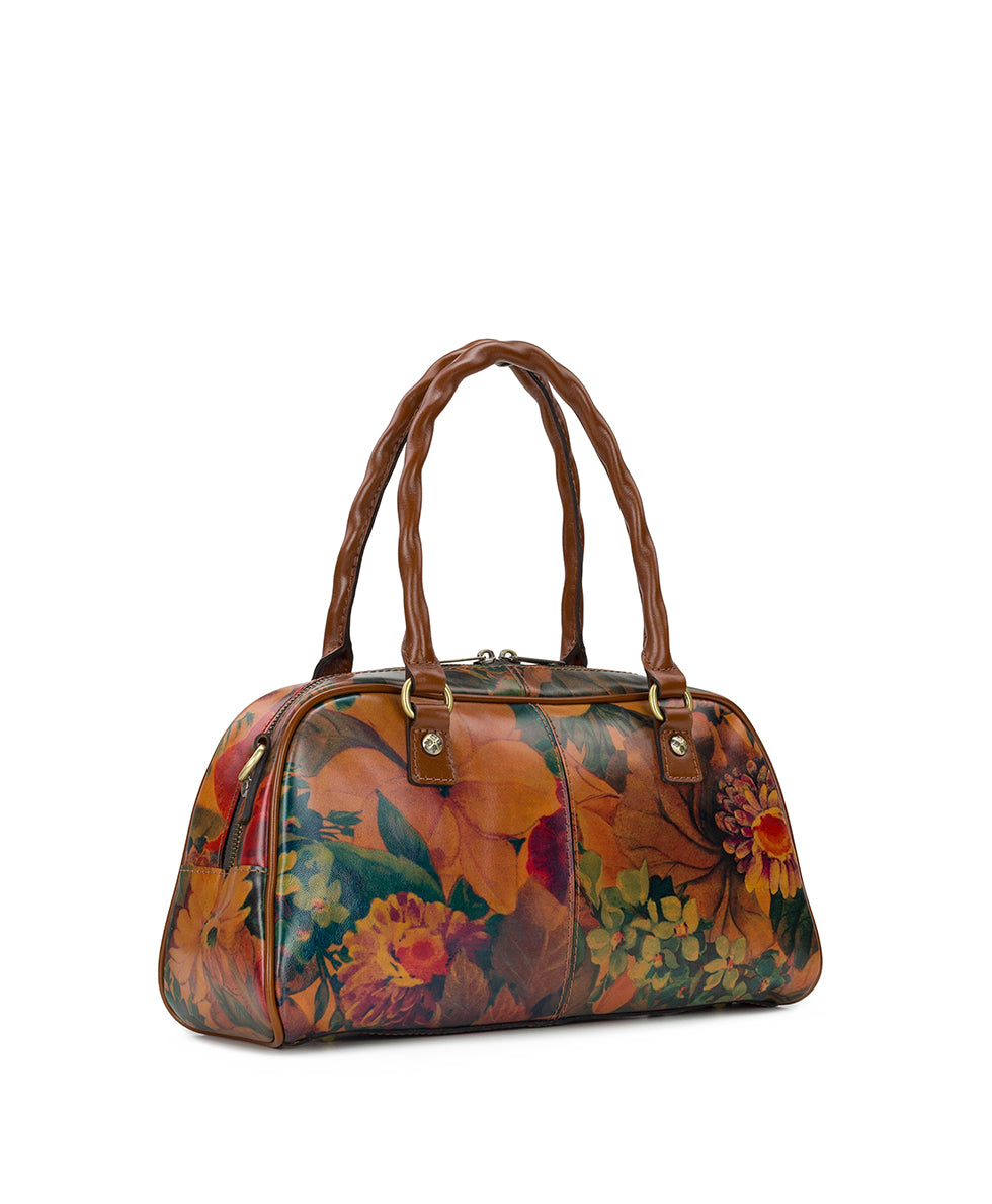 Female - Pomezia Satchel Crossbody - Multi Print - multi print - by Patricia Nash - View 3 of 7