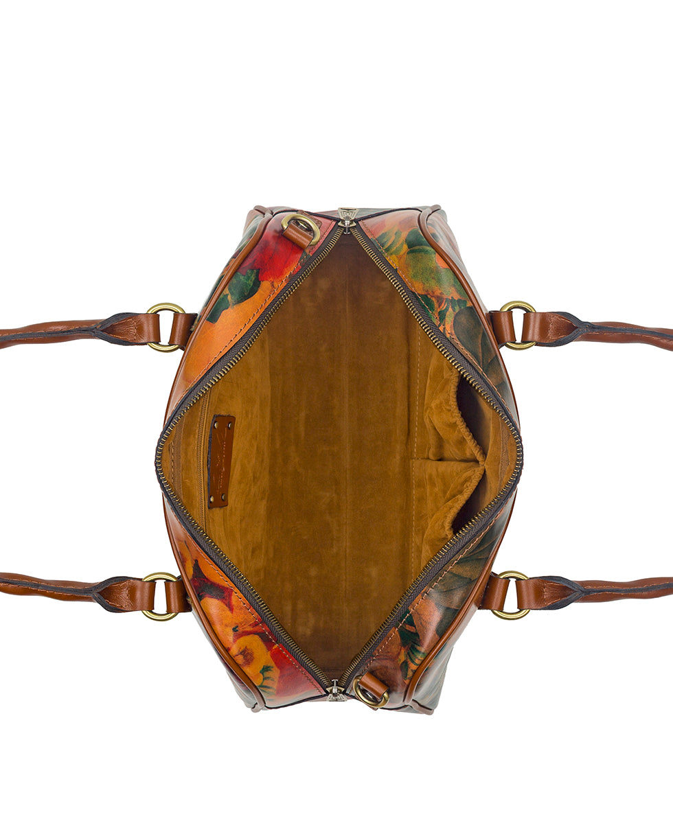 Female - Pomezia Satchel Crossbody - Multi Print - multi print - by Patricia Nash - View 5 of 7