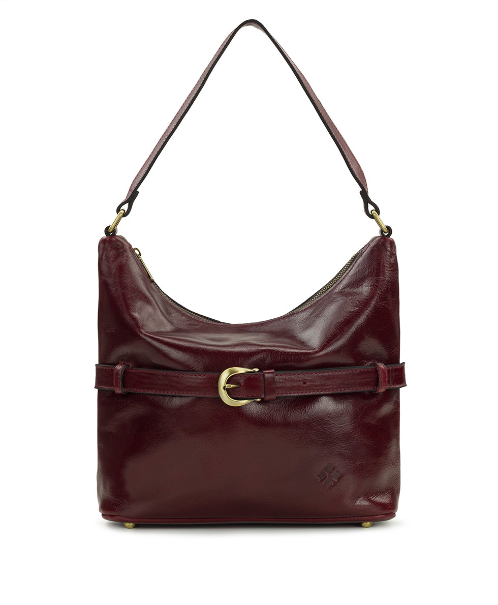 Female - Elini Hobo - Vintage Distressed Leather - oxblood - by Patricia Nash - View 1 of 7