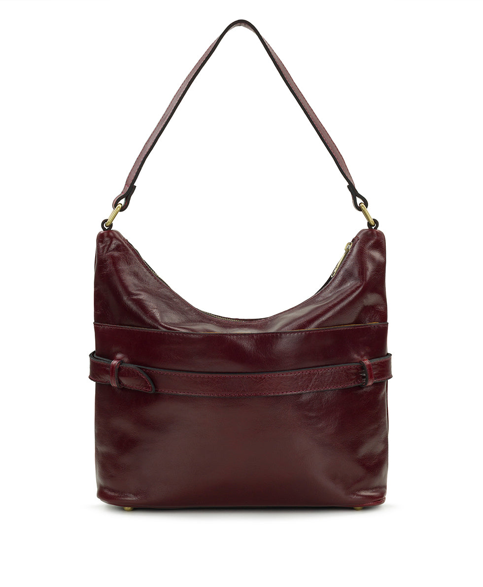 Female - Elini Hobo - Vintage Distressed Leather - oxblood - by Patricia Nash - View 2 of 7