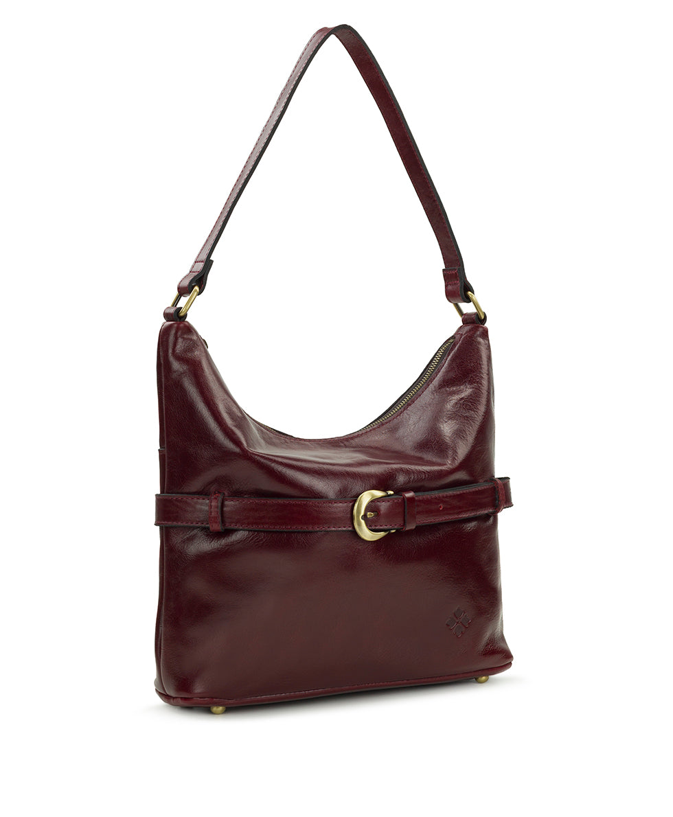 Female - Elini Hobo - Vintage Distressed Leather - oxblood - by Patricia Nash - View 3 of 7
