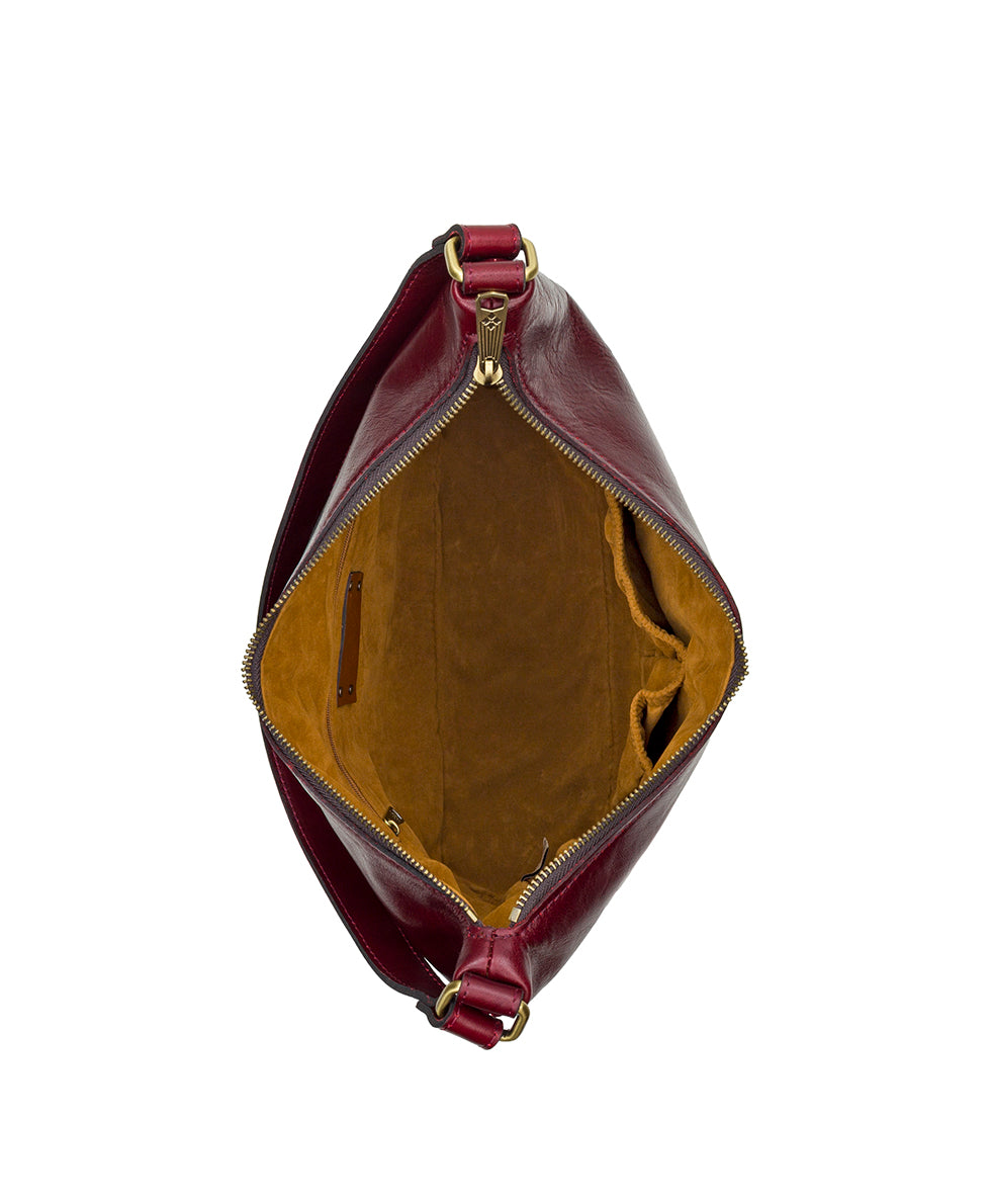 Female - Elini Hobo - Vintage Distressed Leather - oxblood - by Patricia Nash - View 5 of 7