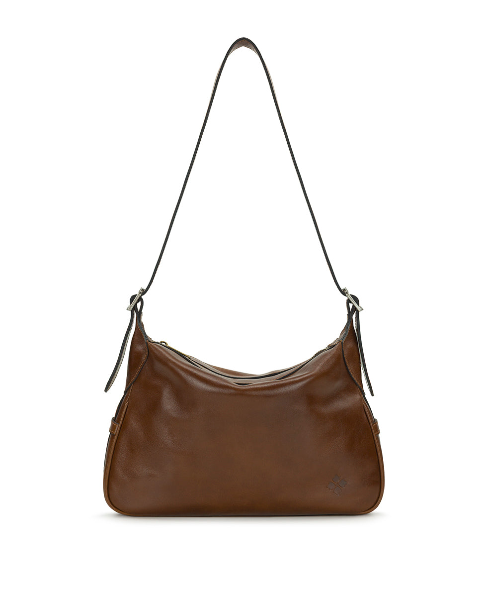 Female - Marilena Adjustable Shoulder Bag - Vintage Distressed - black - by Patricia Nash - View 6 of 19