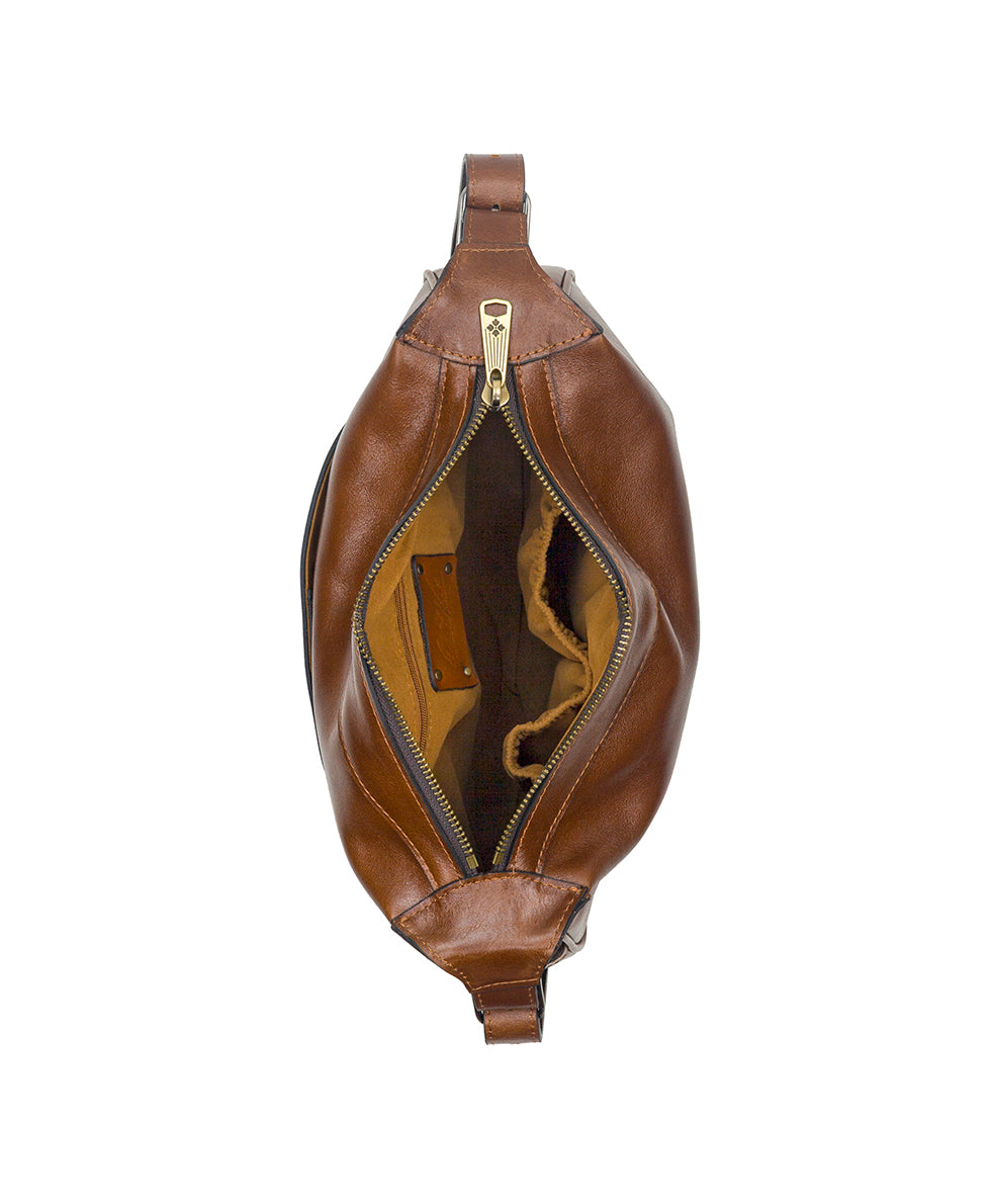 Female - Marilena Adjustable Shoulder Bag - Vintage Distressed - black - by Patricia Nash - View 9 of 19