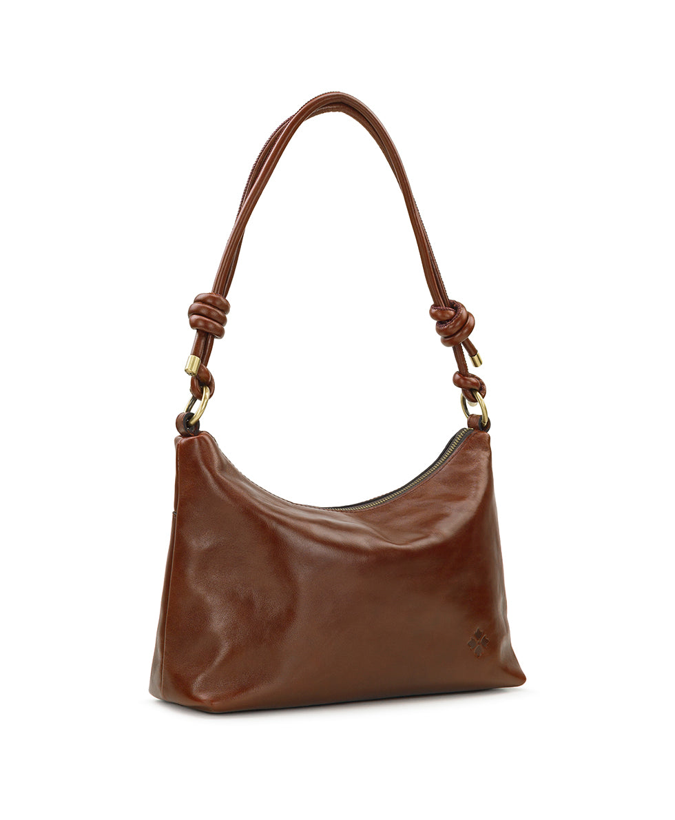 Female - Irma Shoulder Crossbody - Vintage Distressed Leather - black - by Patricia Nash - View 18 of 22