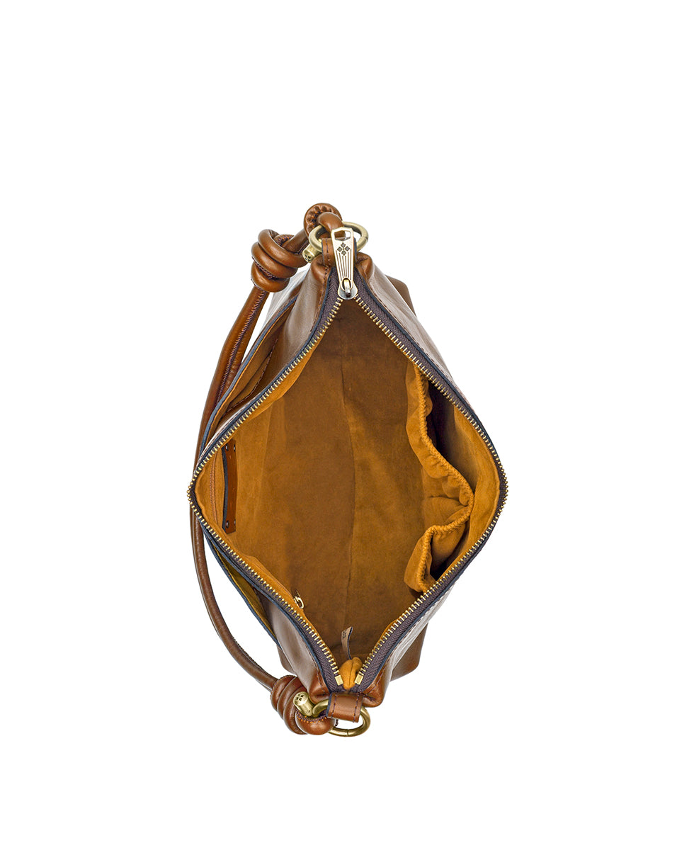 Female - Irma Shoulder Crossbody - Vintage Distressed Leather - black - by Patricia Nash - View 19 of 22