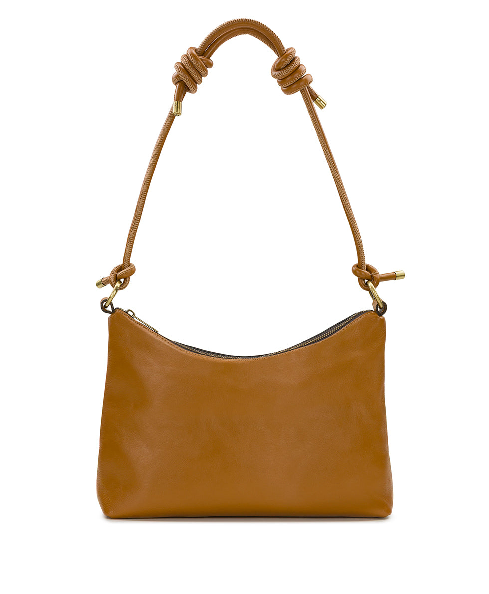 Female - Irma Shoulder Crossbody - Vintage Distressed - light tan - by Patricia Nash - View 2 of 5