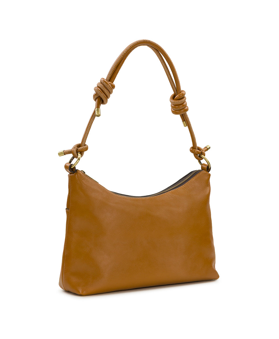 Female - Irma Shoulder Crossbody - Vintage Distressed - light tan - by Patricia Nash - View 4 of 5