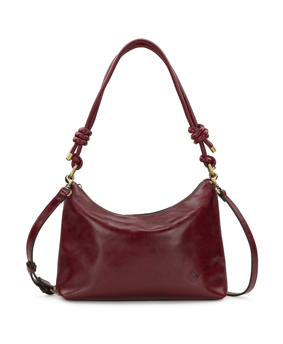 Female - Irma Shoulder Crossbody - Vintage Distressed Leather - black - by Patricia Nash - View 6 of 22