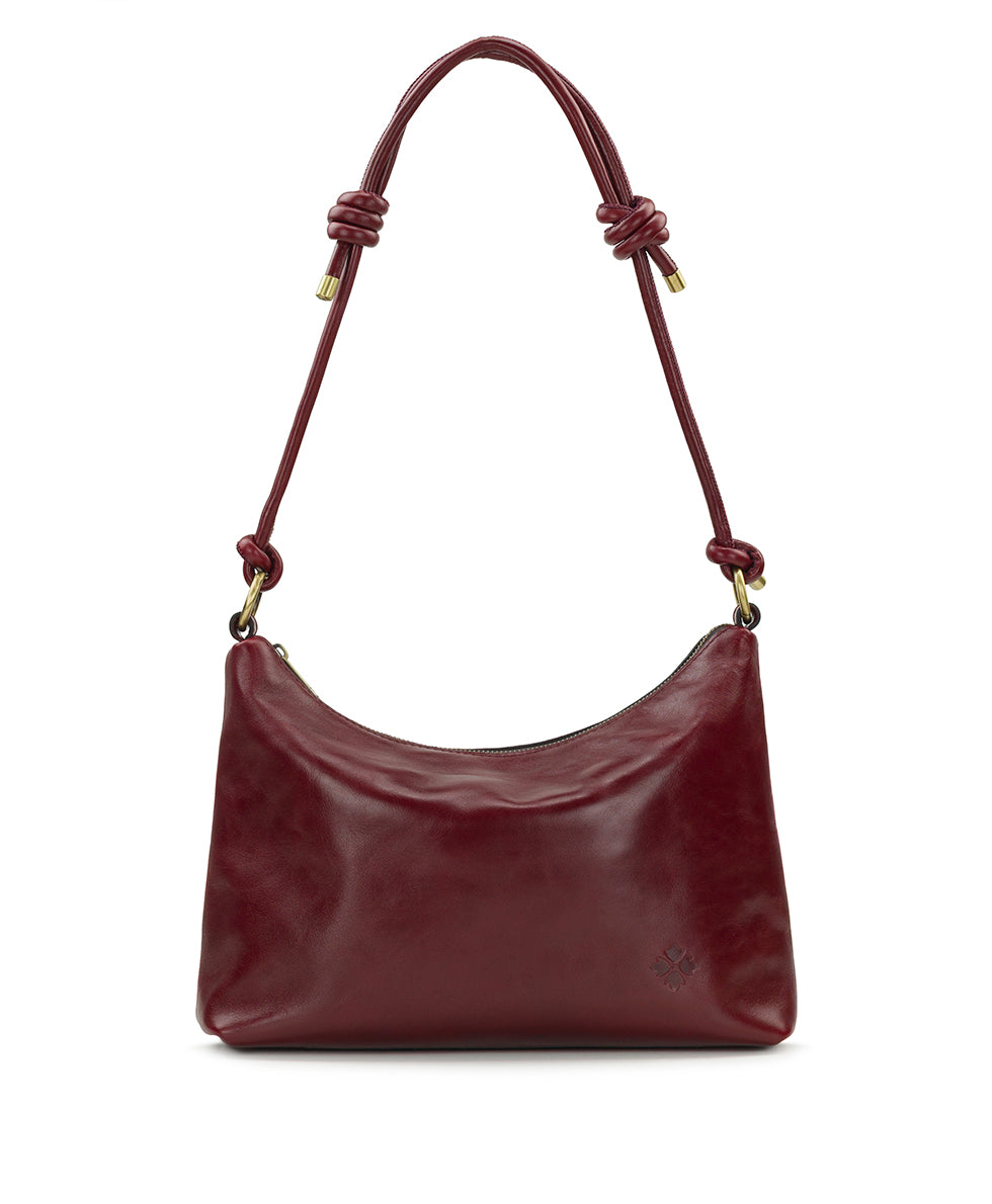 Female - Irma Shoulder Crossbody - Vintage Distressed Leather - black - by Patricia Nash - View 7 of 22