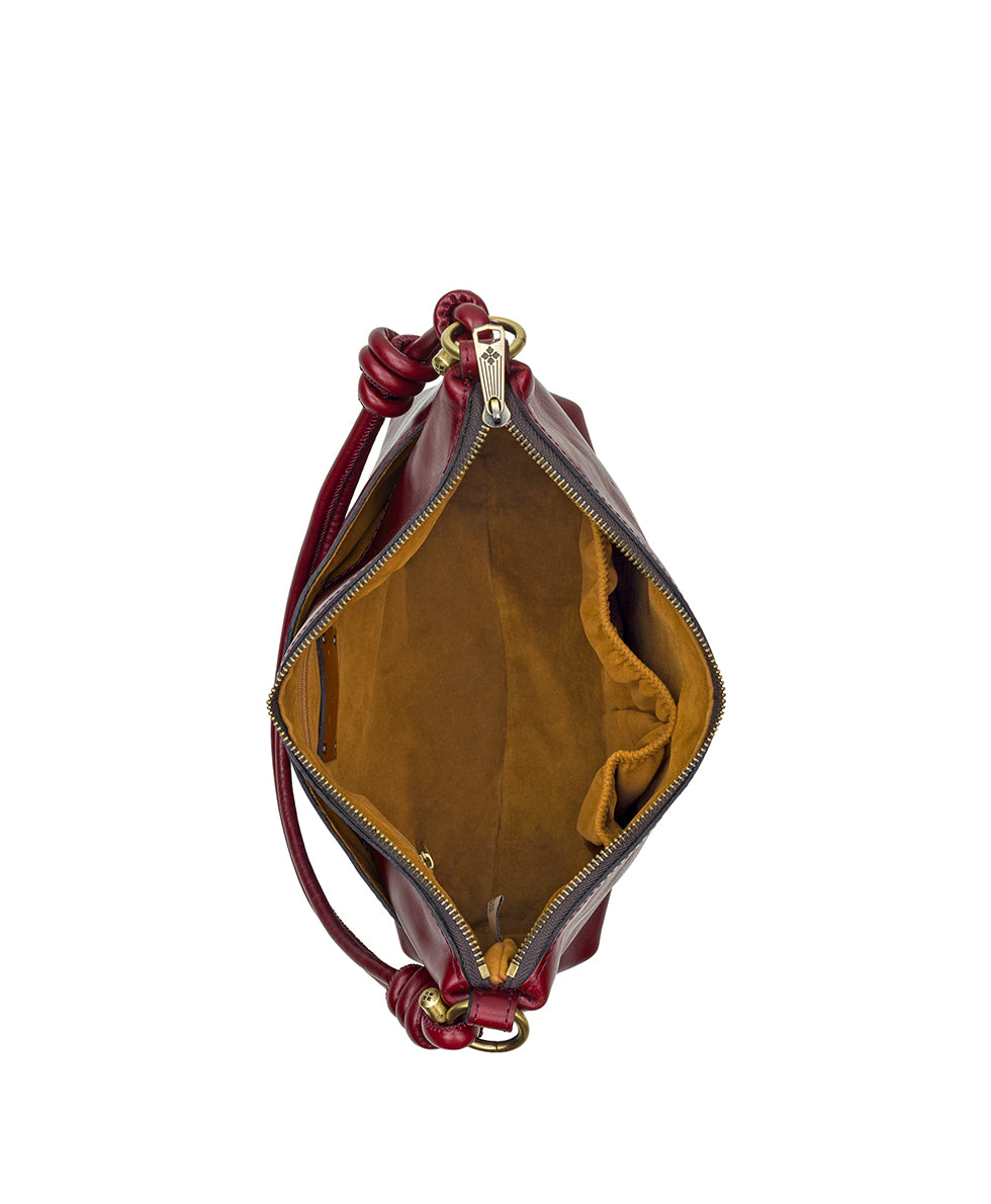 Female - Irma Shoulder Crossbody - Vintage Distressed Leather - black - by Patricia Nash - View 10 of 22