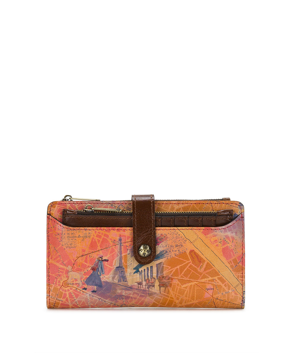 Female - Paladina Wallet - Paris Map - paris map - by Patricia Nash - View 1 of 10