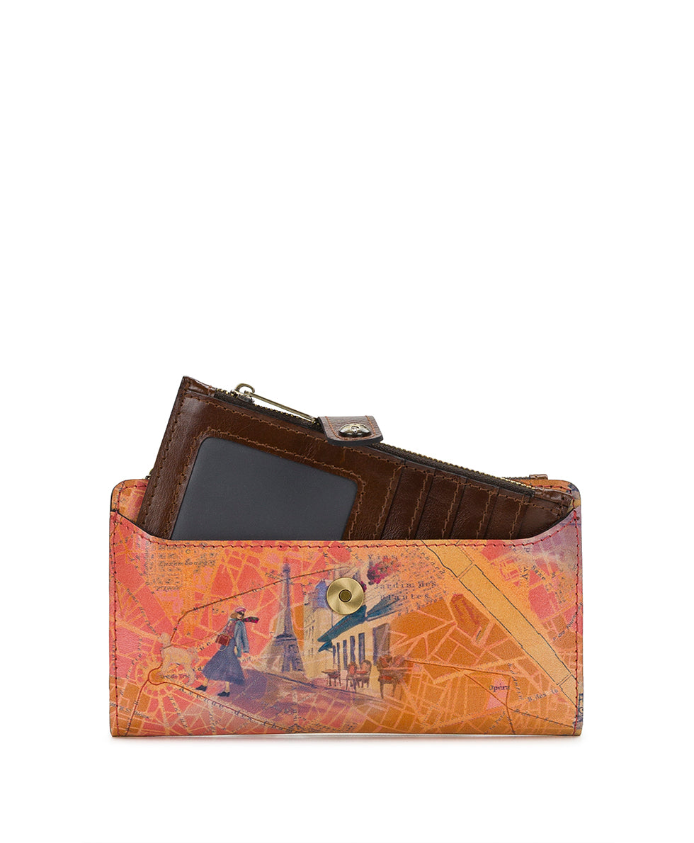 Female - Paladina Wallet - Paris Map - paris map - by Patricia Nash - View 2 of 10