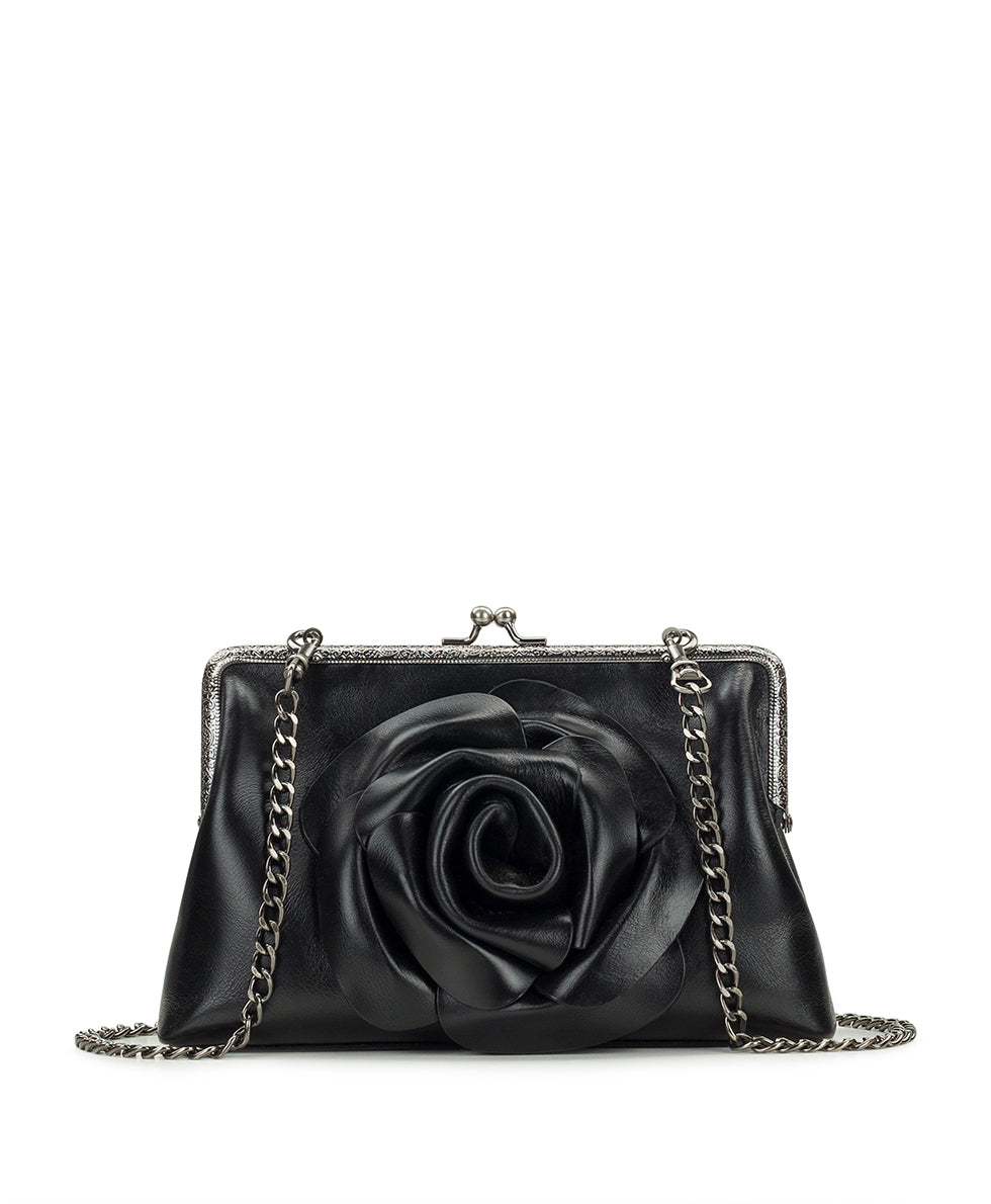 Female - Borriana Frame - Vintage Distressed Leather - black - by Patricia Nash - View 1 of 11