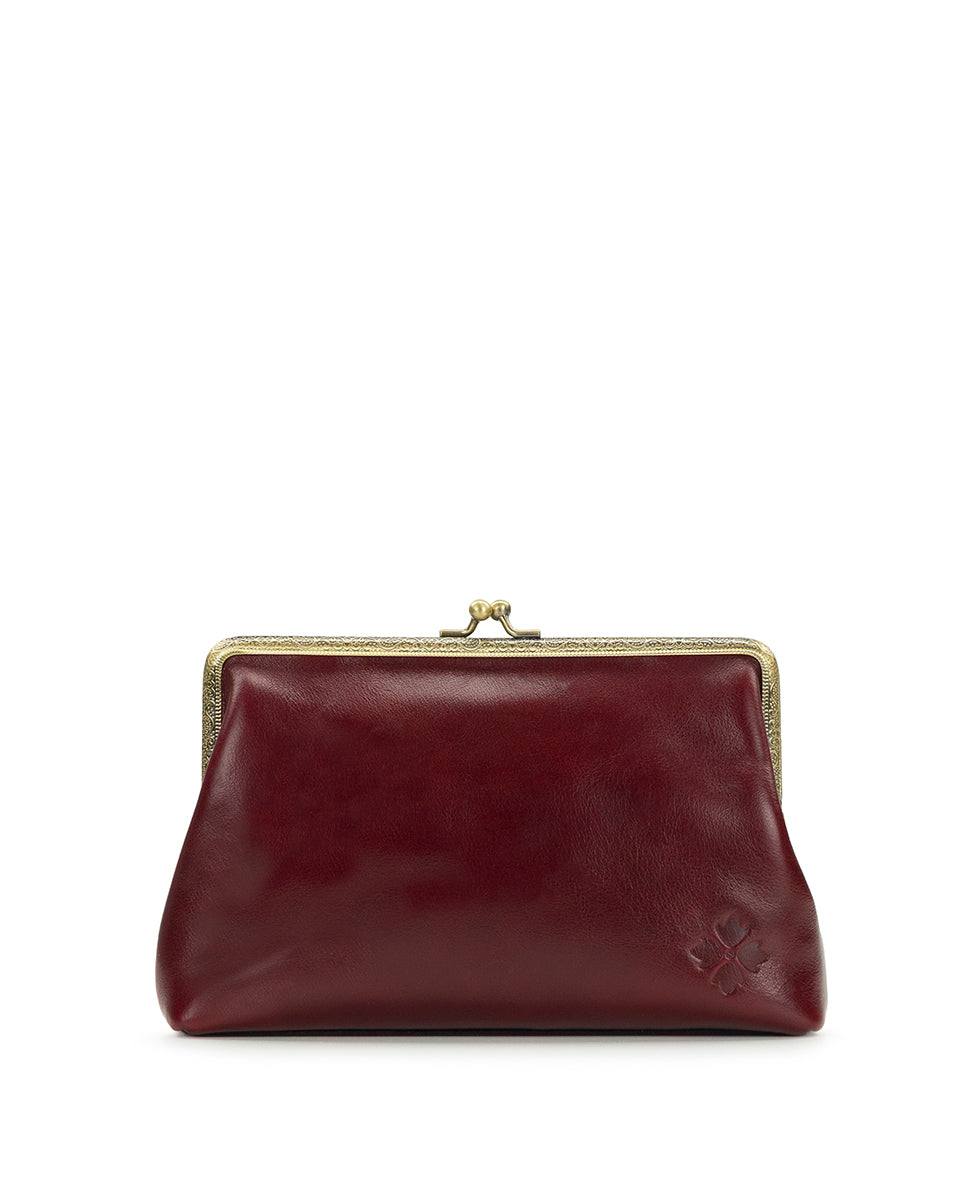 Female - Borriana Frame - Vintage Distressed Leather - black - by Patricia Nash - View 7 of 11