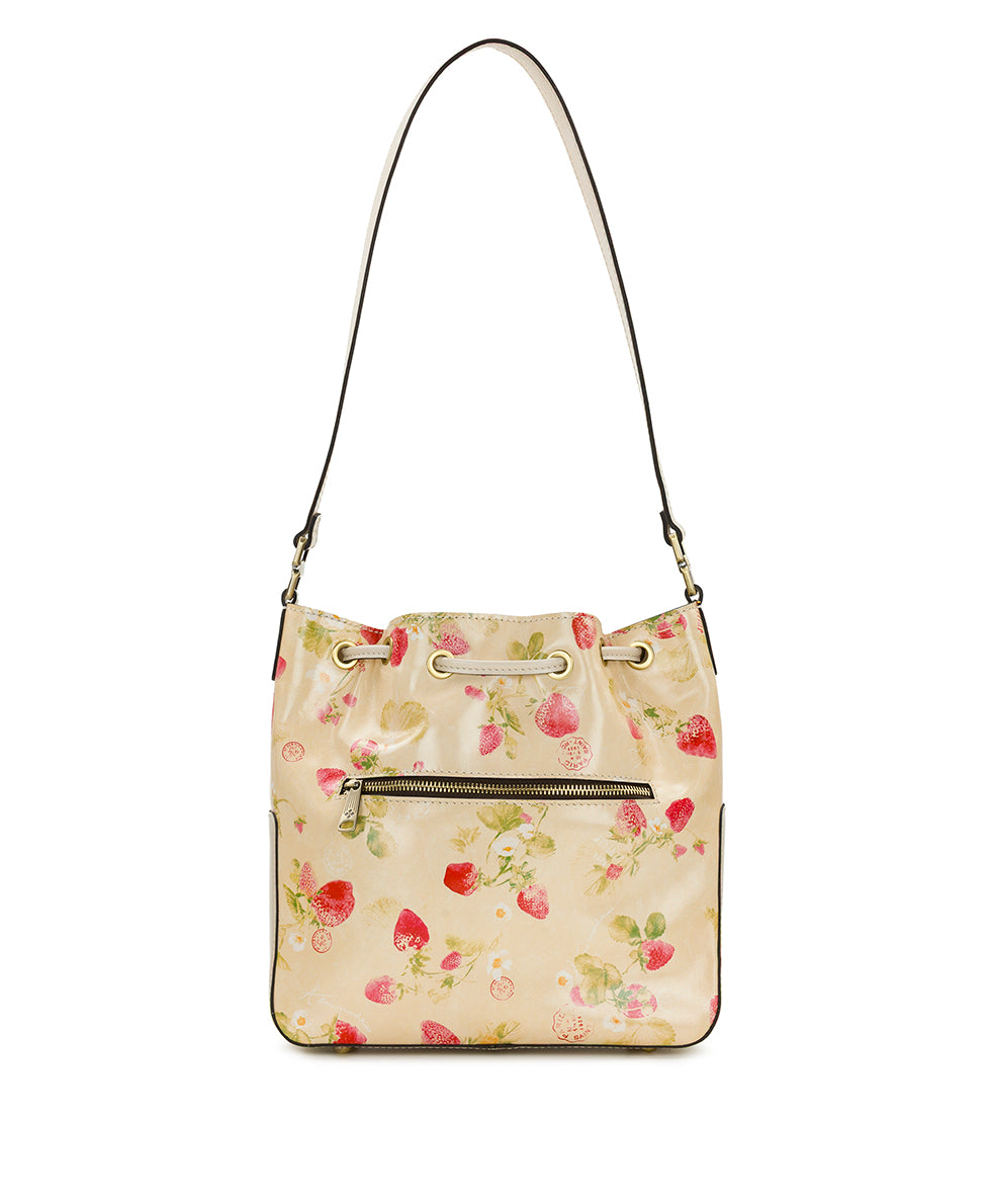 Female - Belamy Drawstring - Parisian Strawberries - parchment strawberry - by Patricia Nash - View 2 of 4