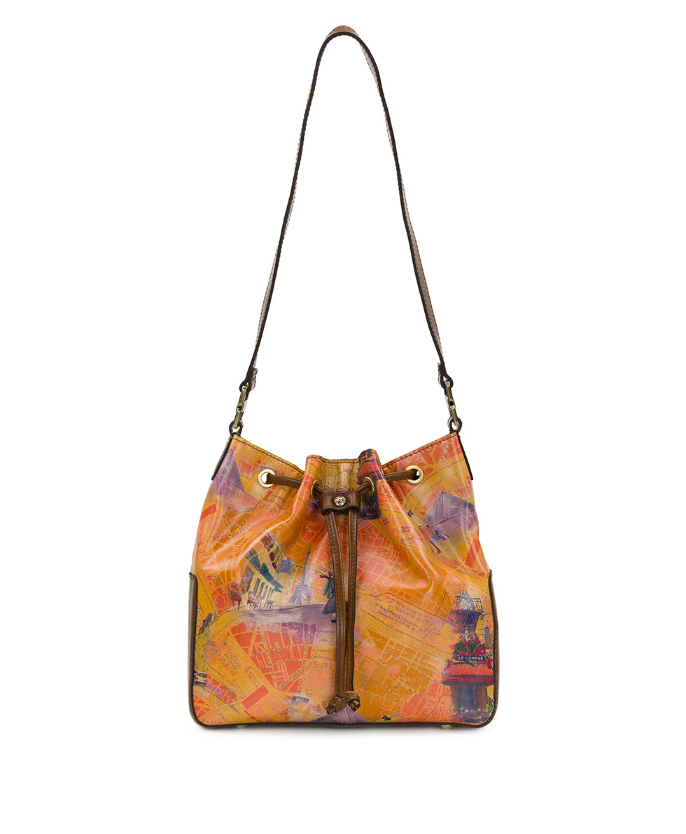 Female - Belamy Drawstring - Paris Map - paris map - by Patricia Nash - View 1 of 4