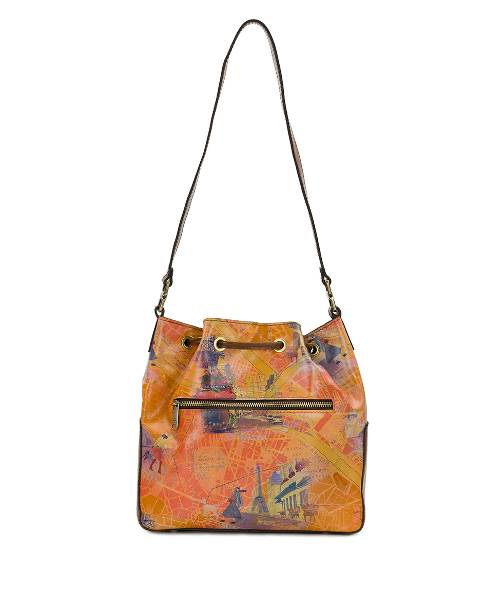 Female - Belamy Drawstring - Paris Map - paris map - by Patricia Nash - View 2 of 4