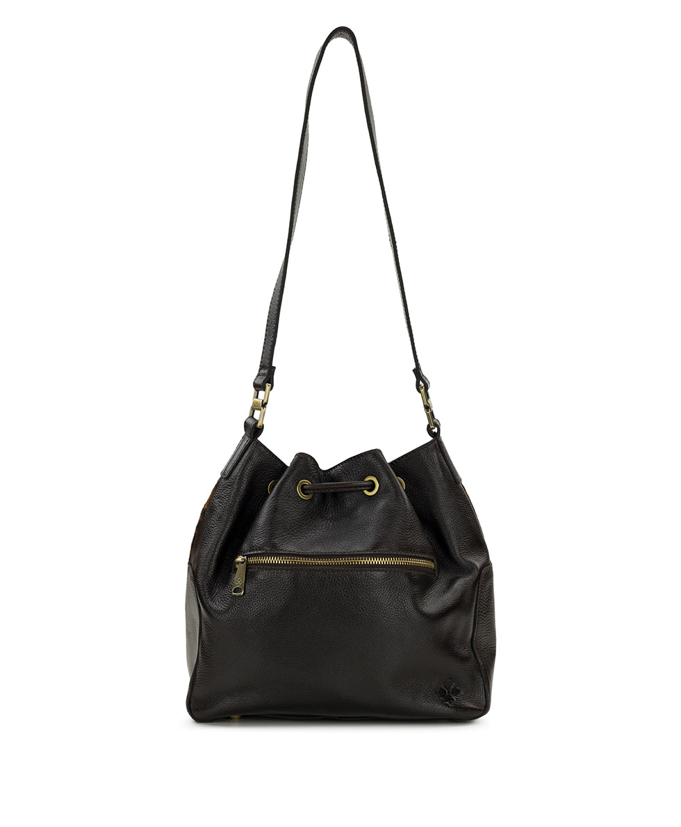 Female - Belamy Drawstring | Exotics | Leopard - denim - by Patricia Nash - View 3 of 7