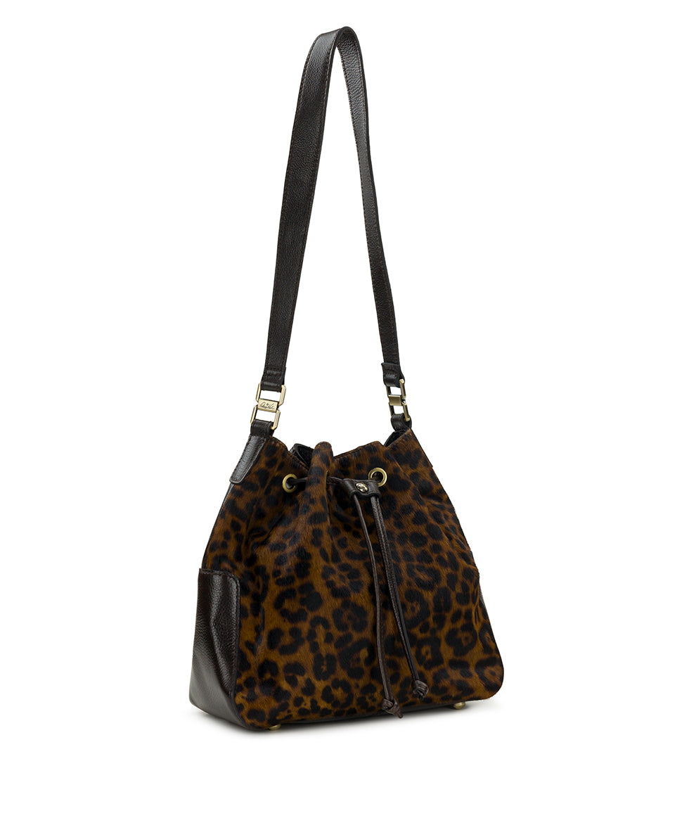 Female - Belamy Drawstring | Exotics | Leopard - denim - by Patricia Nash - View 4 of 7